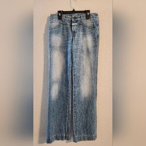 Closed Women’s Gillan Wide Jeans Mid Blue Made in Italy size 27